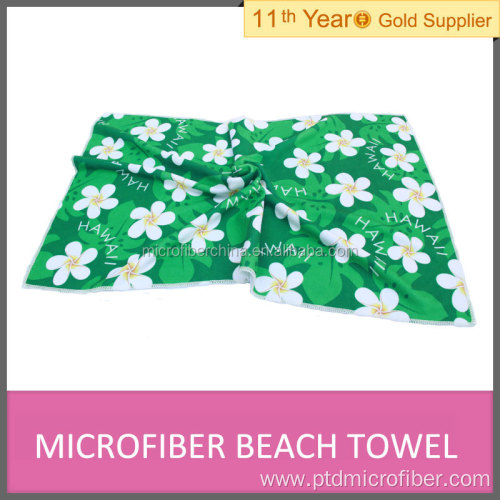 Submilation printed microfiber beach towel